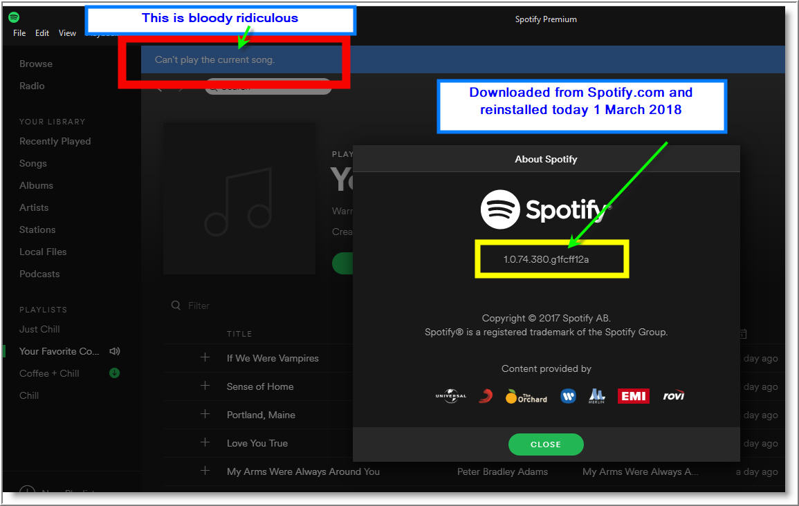 Spotify Free Is Unusable